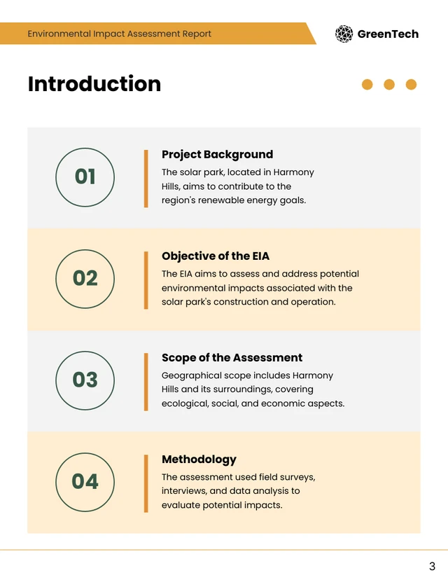 Impact Assessment Report